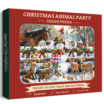 Christmas Animal Jigsaw Puzzles 1000 Pieces